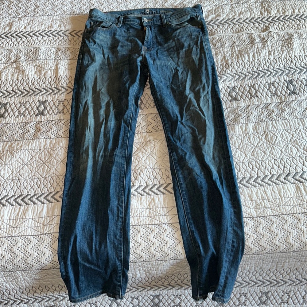 For all mankind skimmy jeans sz 34